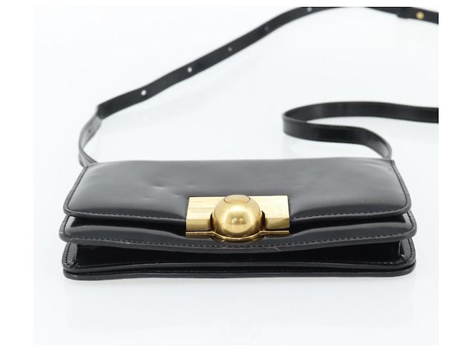 Borsa a tracolla BOTTEGA VENETA in pelle nera e oro Auth ka4471 Nero D'oro - vista 5