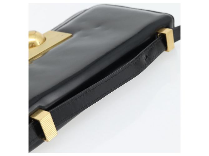 Borsa a tracolla BOTTEGA VENETA in pelle nera e oro Auth ka4471 Nero D'oro - vista 7