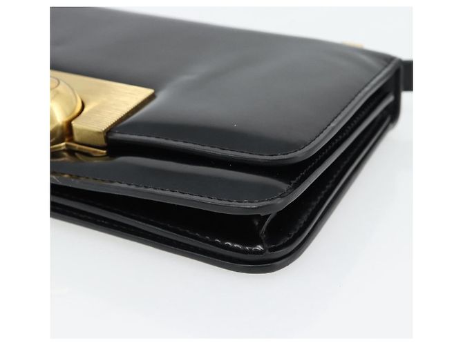 Borsa a tracolla BOTTEGA VENETA in pelle nera e oro Auth ka4471 Nero D'oro - vista 9