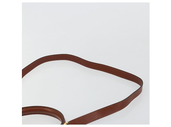 Céline Borsa CELINE in pelle 2way Marrone Oro Auth 181564A D'oro - vista 15
