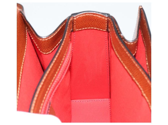Céline Borsa CELINE in pelle 2way Marrone Oro Auth 181564A D'oro - vista 22
