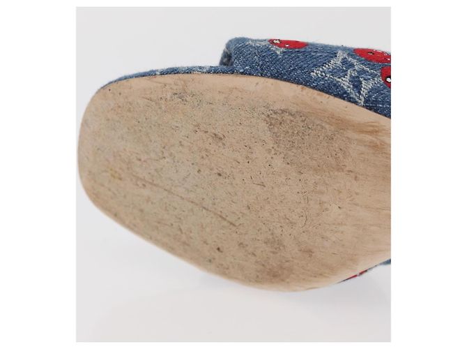 LOUIS VUITTON Monogram Denim LV x TM Lily Mule Blue 1AHLTF LV Auth 167371SAM Blau - Ansicht 26