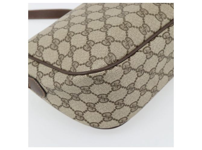 GUCCI GG Supreme Web Sherry Line Tasche PVC Beige Gold 89 02 077 Auth BA13151 Golden - Ansicht 17