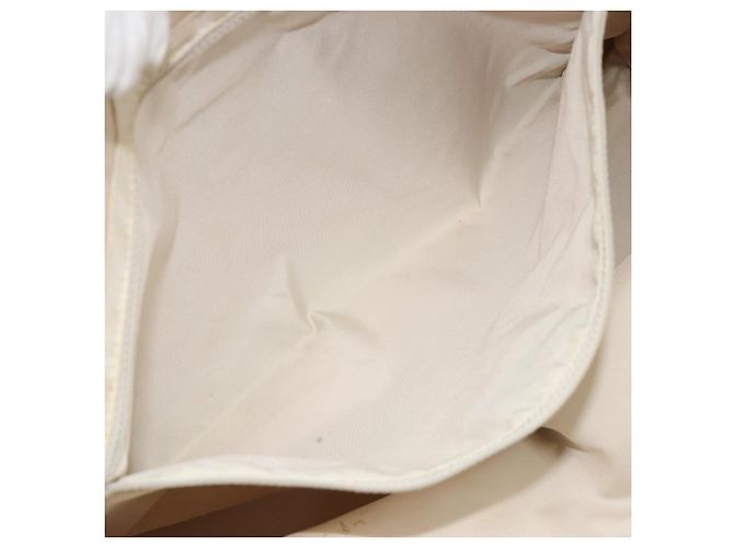 CHANEL Nuova Borsa Tote Travel in Nylon Beige Oro CC Auth 180904 D'oro - vista 22