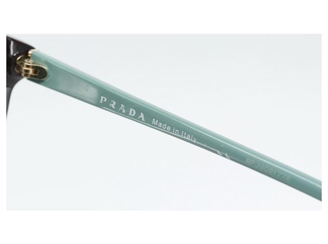 Gafas de sol PRADA de plástico Verde Auth BA13216 - vista 10