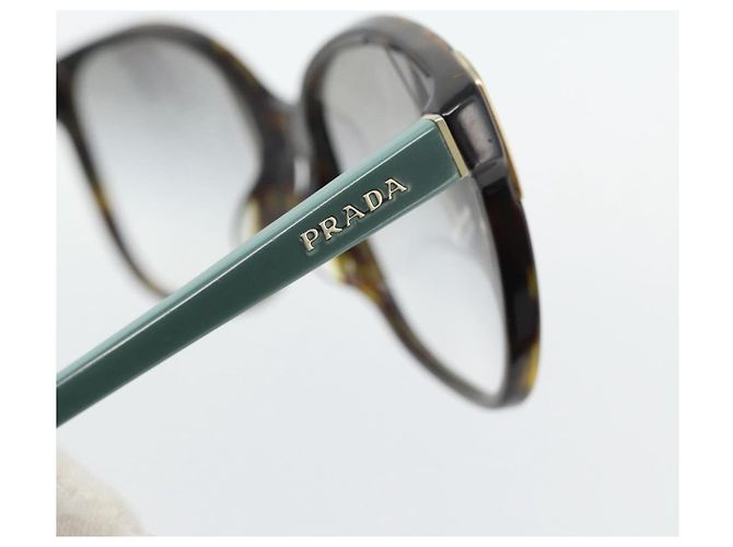 Gafas de sol PRADA de plástico Verde Auth BA13216 - vista 4