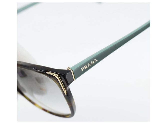 Gafas de sol PRADA de plástico Verde Auth BA13216 - vista 6