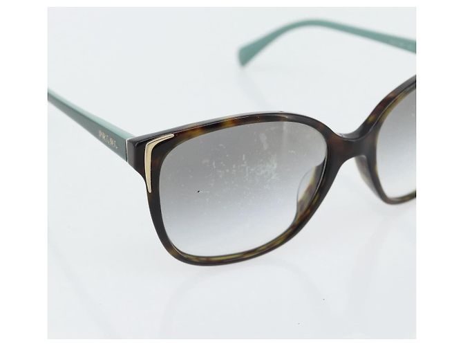 Gafas de sol PRADA de plástico Verde Auth BA13216 - vista 7