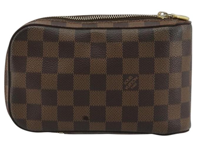LOUIS VUITTON Bolsa de Ombro Damier Ebene Geronimos N51994 LV Auth 171270 - vista 13