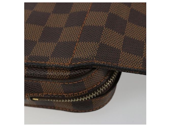 LOUIS VUITTON Bolsa de Ombro Damier Ebene Geronimos N51994 LV Auth 171270 - vista 16