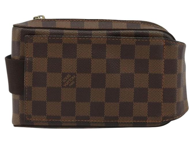 LOUIS VUITTON Bolsa de Ombro Damier Ebene Geronimos N51994 LV Auth 171270 - vista 2