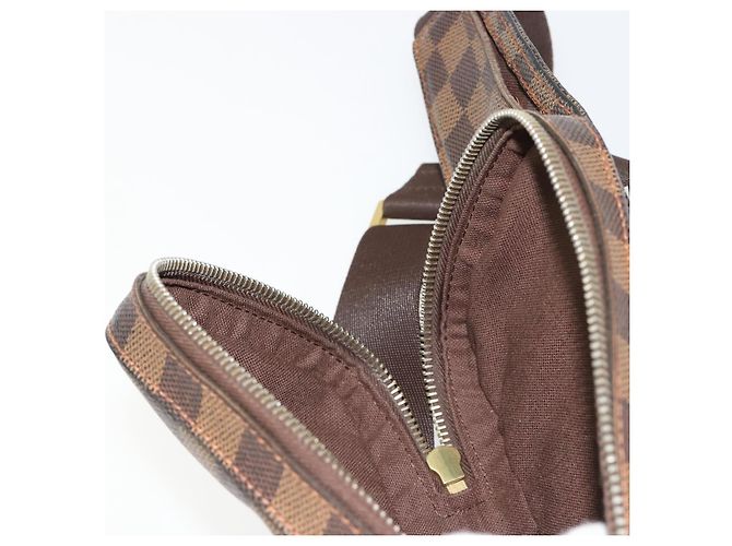 LOUIS VUITTON Bolsa de Ombro Damier Ebene Geronimos N51994 LV Auth 171270 - vista 20