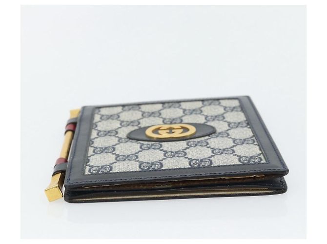 GUCCI GG Supreme Picture Frames PVC Navy Auth 181781 Navy blue - view 6