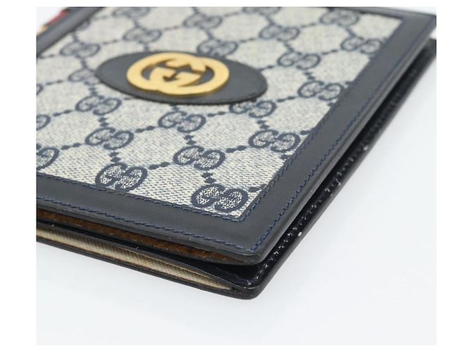 GUCCI GG Supreme Picture Frames PVC Navy Auth 181781 Navy blue - view 7