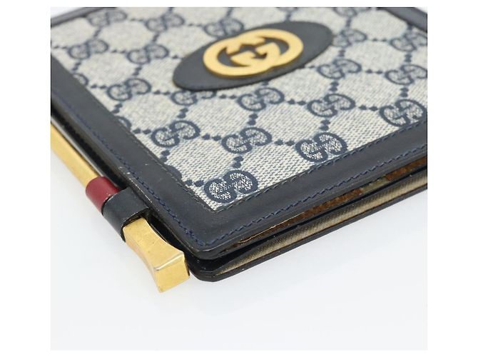 GUCCI GG Supreme Picture Frames PVC Navy Auth 181781 Navy blue - view 8