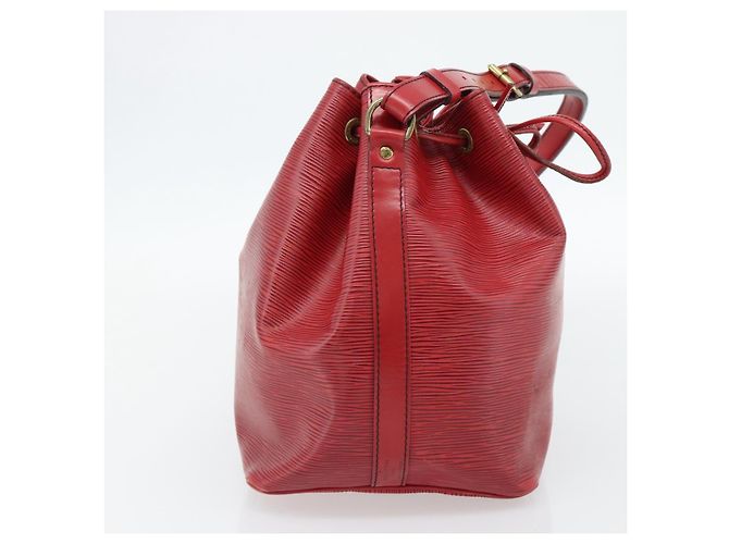 LOUIS VUITTON Epi Petit Noe Schultertasche Rot M44107 LV Auth 182826 - Ansicht 3