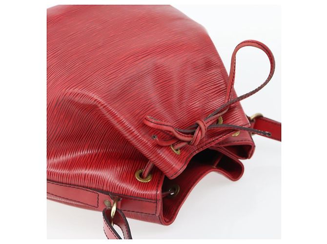LOUIS VUITTON Epi Petit Noe Schultertasche Rot M44107 LV Auth 182826 - Ansicht 6