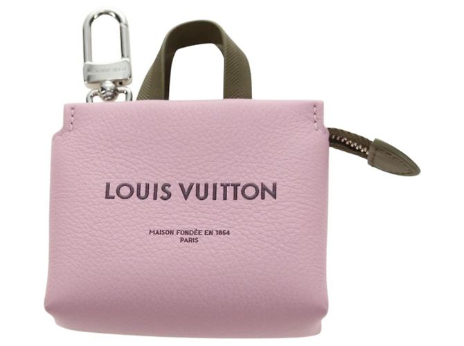 LOUIS VUITTON LV Mini Shopper Bag Charm in Pelle Rosa M03136 LV Auth 181449SM - vista 13