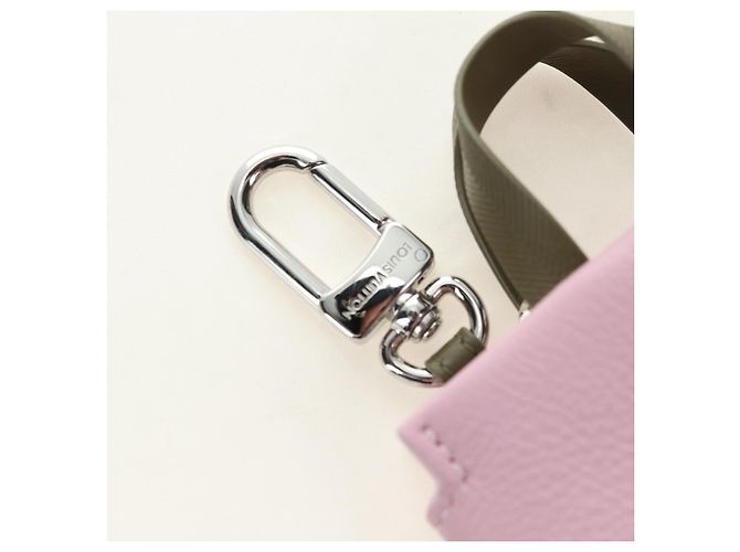LOUIS VUITTON LV Mini Shopper Bag Charm in Pelle Rosa M03136 LV Auth 181449SM - vista 3