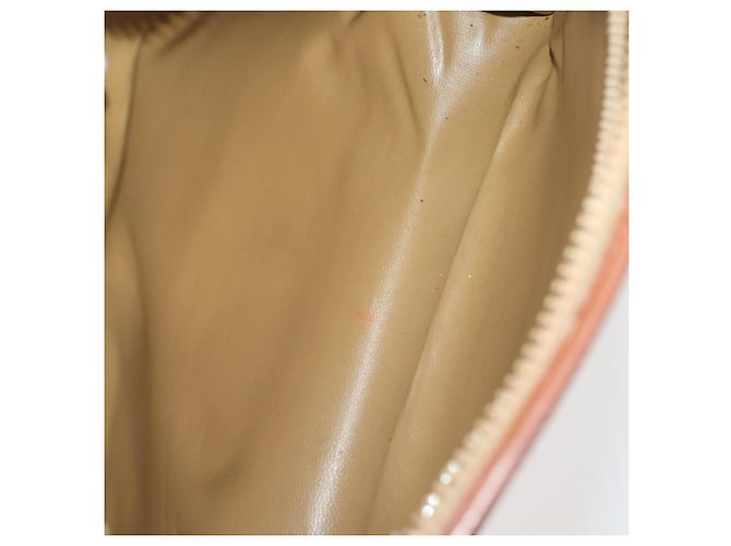 Céline Clutch CELINE in tela Macadam PVC e pelle 5 Set Marrone Beige Auth 180889 - vista 16