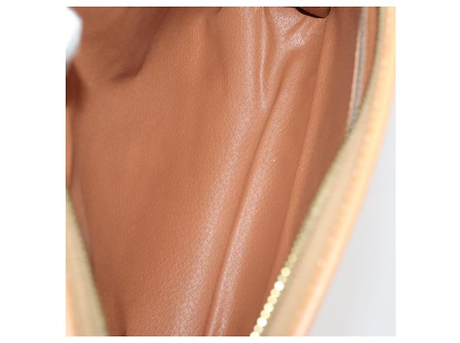Céline Clutch CELINE in tela Macadam PVC e pelle 5 Set Marrone Beige Auth 180889 - vista 24