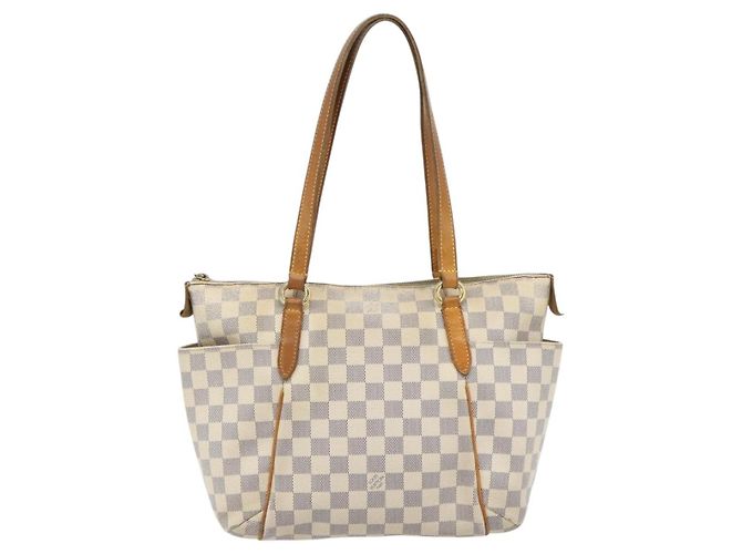 LOUIS VUITTON Borsa Tote Damier Azur Totally PM N41280 LV Auth BA13113 - vista 13