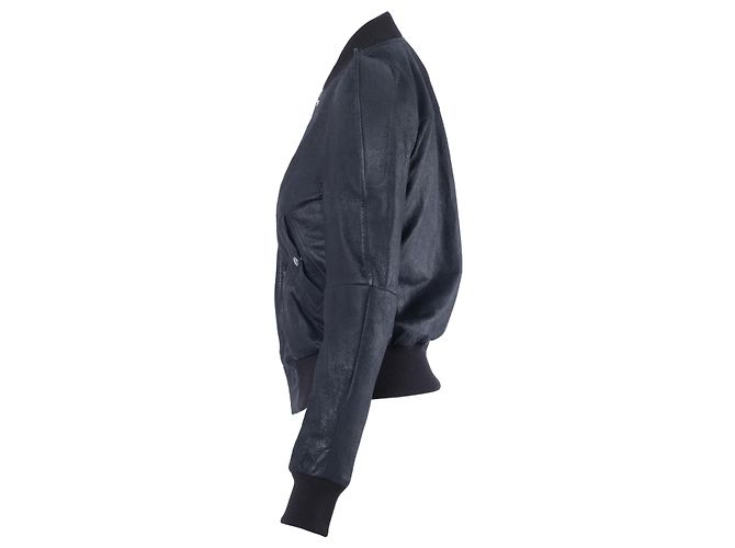 Jaqueta Rick Owens Porterville Metro Flight Preto - vista 2