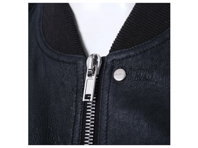 Jaqueta Rick Owens Porterville Metro Flight Preto - vista 4