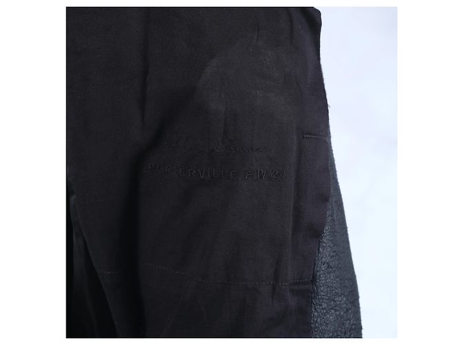 Jaqueta Rick Owens Porterville Metro Flight Preto - vista 7