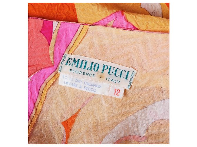 Túnica de seda estampada Emilio Pucci Multicolor - vista 8
