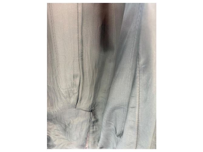 Gianni Versace Double-Breasted Grey Wool Coat - view 16