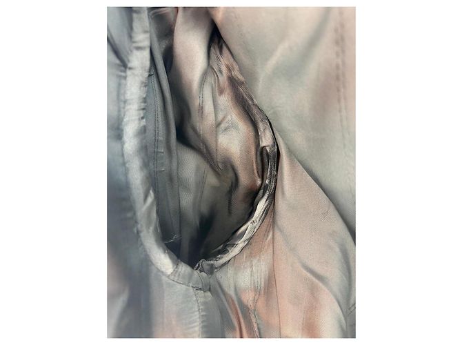 Gianni Versace Double-Breasted Grey Wool Coat - view 17