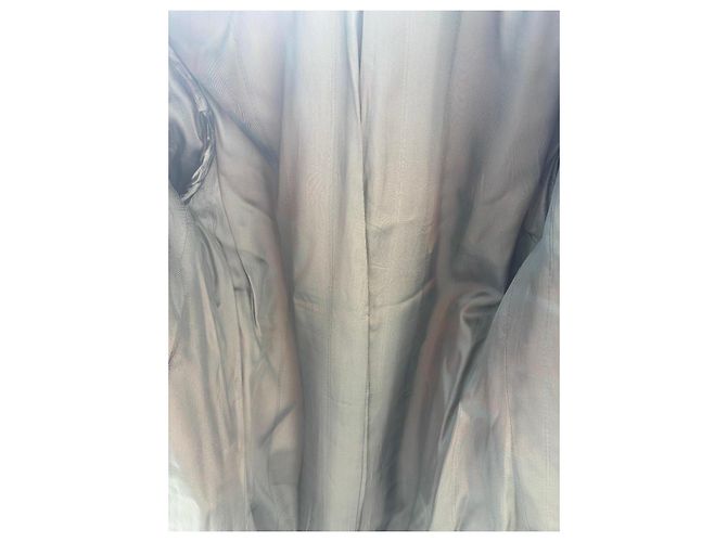Gianni Versace Double-Breasted Grey Wool Coat - view 5