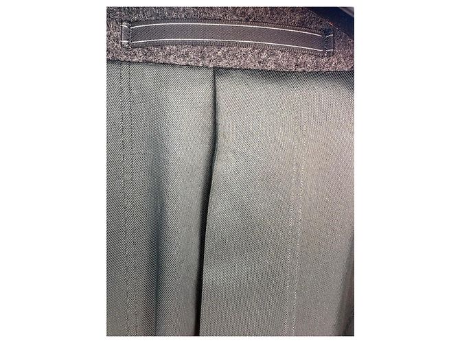 Gianni Versace Double-Breasted Grey Wool Coat - view 6