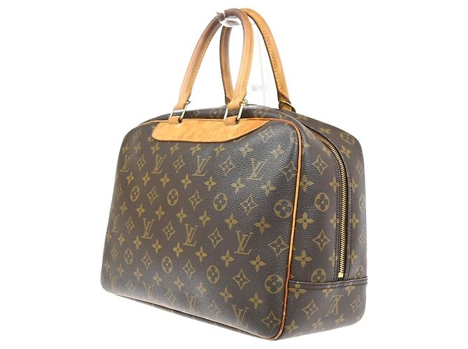 Louis Vuitton Deauville Monogram Canvas 34 Marrone - vista 4