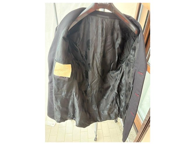 Giacca Gianni Versace Couture Nera in Lana Nero - vista 3