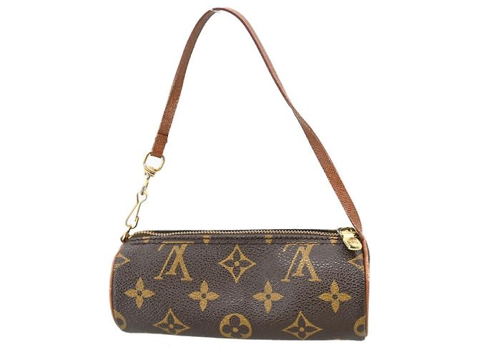 Louis Vuitton Papillon Pochette Monogram Canvas Mini Marrone - vista 2