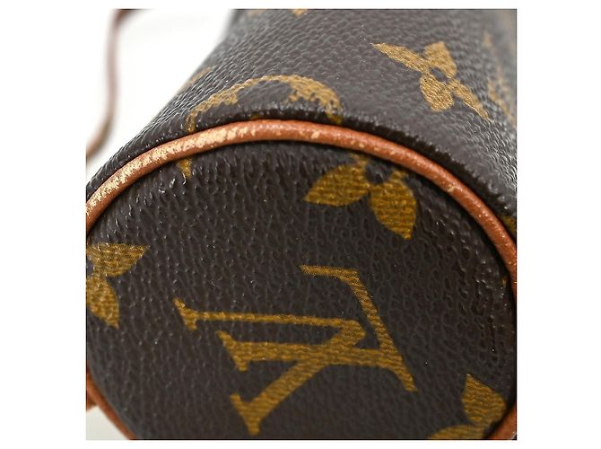 Louis Vuitton Papillon Pochette Monogram Canvas Mini Marrone - vista 6