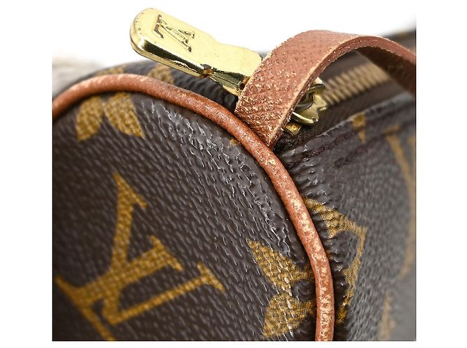 Louis Vuitton Papillon Pochette Monogram Canvas Mini Marrone - vista 7