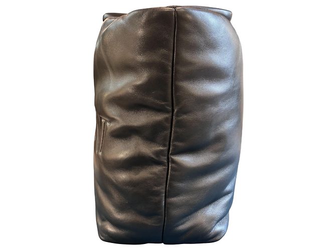 Borsa Tote in pelle nera Saint Laurent - vista 3