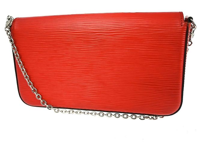 Pochette Félicie Louis Vuitton Felicie Pochette Epi Leather Rosso - vista 2