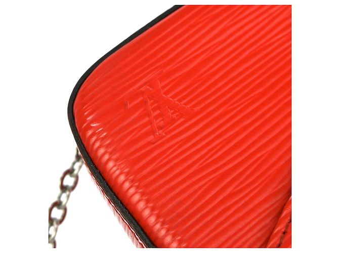 Pochette Félicie Louis Vuitton Felicie Pochette Epi Leather Rosso - vista 7