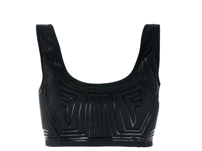 Set Sport Fendi con Top e Biker Shorts Nero - vista 8