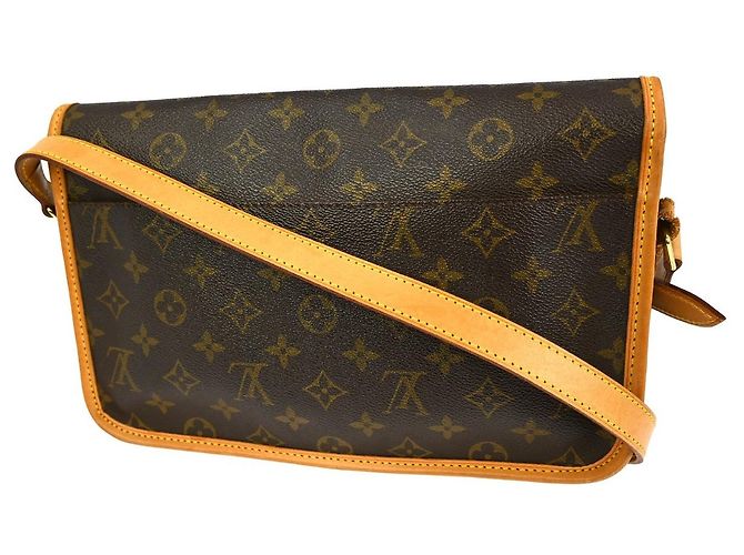 Louis Vuitton Sac Gibeciere Messenger Bag Monogram Canvas MM Marrone - vista 2