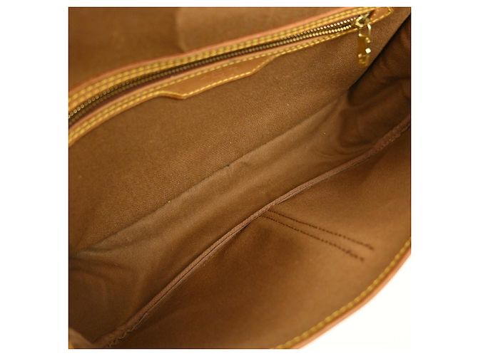 Louis Vuitton Sac Gibeciere Messenger Bag Monogram Canvas MM Marrone - vista 3