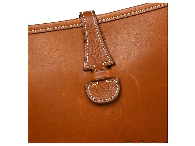 Hermès Borsa Hermes Evelyne Gen III Clemence PM Marrone - vista 3