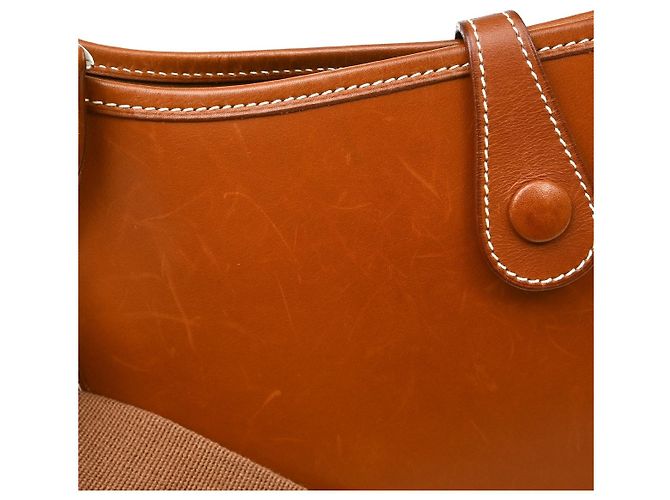 Hermès Borsa Hermes Evelyne Gen III Clemence PM Marrone - vista 5