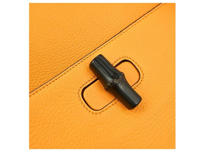 Gucci 2-Way Bamboo Handle Shoulder Bag Python - view 3