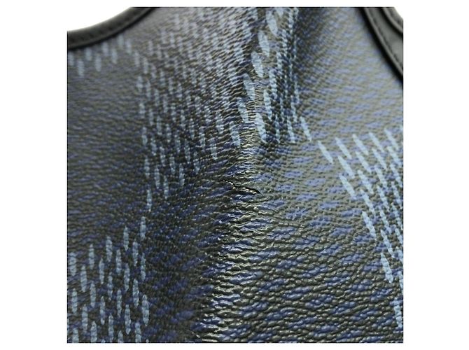 Borsa a tracolla Louis Vuitton Damier Cobalt Latitude Blu Giallo - vista 6