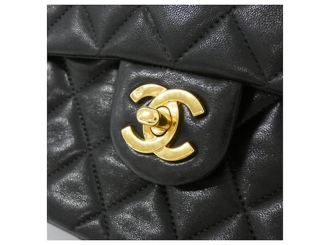 Borsa a tracolla Chanel 1115 in pelle nera Nero - vista 4
